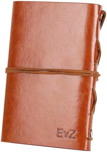 Vista 57 de Diario con tapas de cuero estilo retro, en blanco, con cuerda náutica, gris 7 pulgadas Gris,Negro -,Marrón,Rojo Marrón,Café,Azul oscuro,Verde