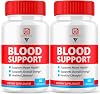 2 Pack Trusted Relief Blood Support Capsules, Trusted Relief Advanced Strength Glycogen and Healthy Levels Support Supplement, Trusted Relief Maximum Blood Support Formula Supplement 120 Capsules