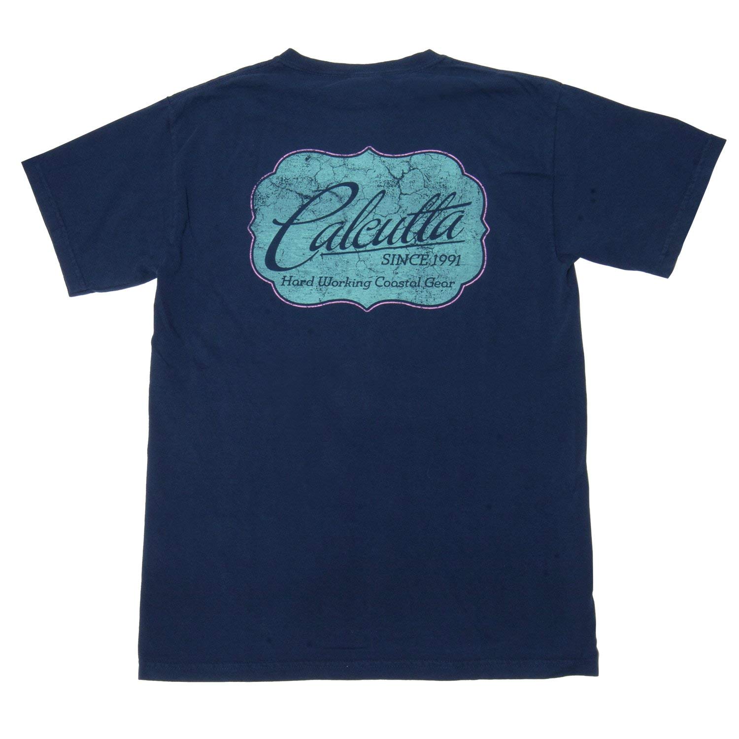 Calcutta G198831A-S T-Shirt Ladies Distressed Logo Short Sleeve