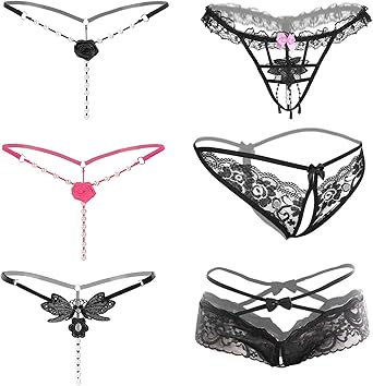 MOOKLIN G-String en Dentelle Florale Strings Tangas Culottes sous ...