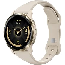 Laband 22mm Slim Silicone Watch Band Compatible with Garmin Venu 3/Venu 2/Venu 4 45mm/Vivoactive 4,Thin Soft Narrow Sport Replacement Wristband Straps for Forerunner 570 47mm/265/255/255 Music Women