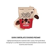 Vista 4 de Gourmet Nuts Pacanas Cubiertas de Chocolate Oscuro, 52% Cacao, Vegano, No Lácteo, Chocolate Oscuro Premium, 7 Oz (Paquete de 1)