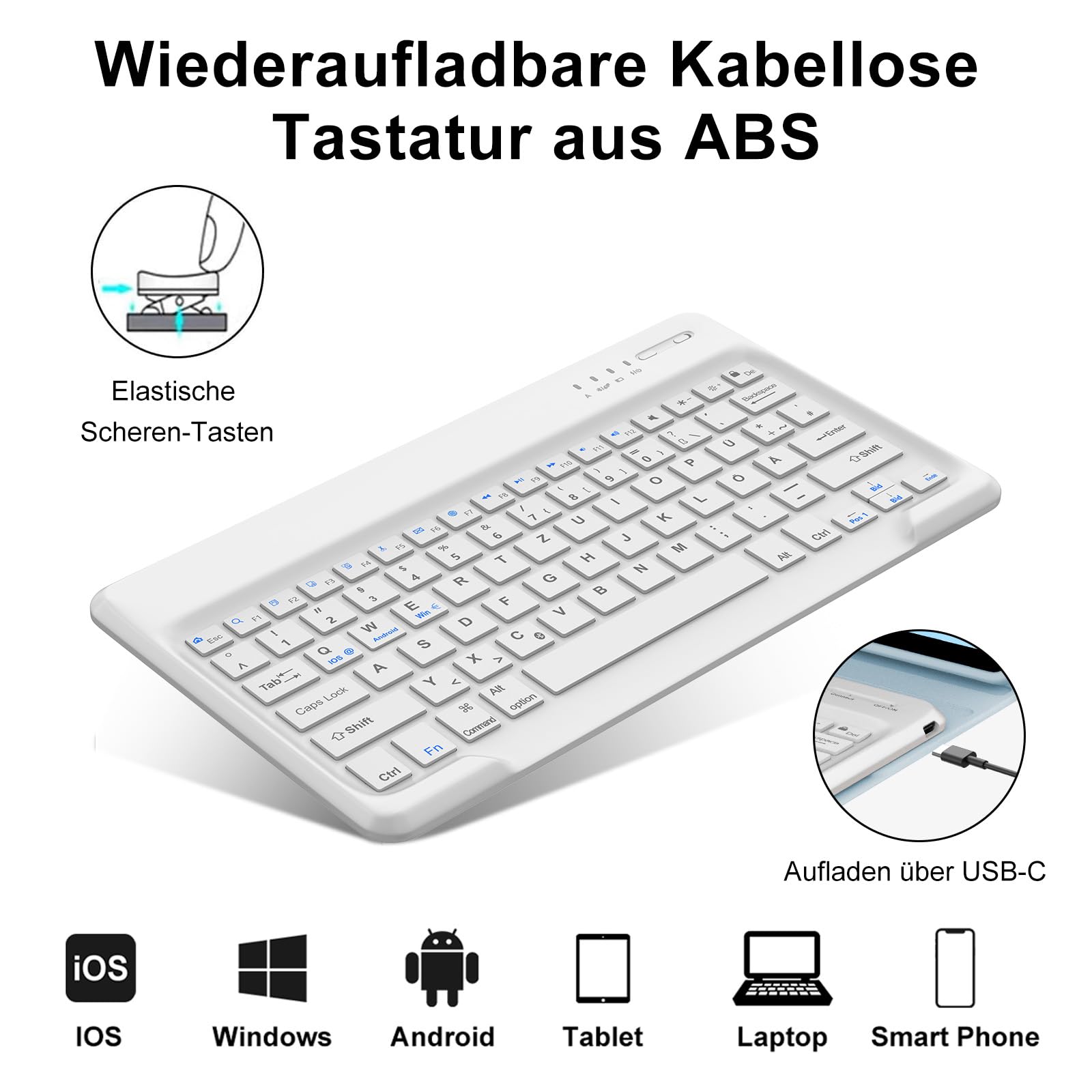 FOGARI Hülle mit Tastatur für Honor Pad 10 2025/Honor Pad 20 2026 12.1 Zoll