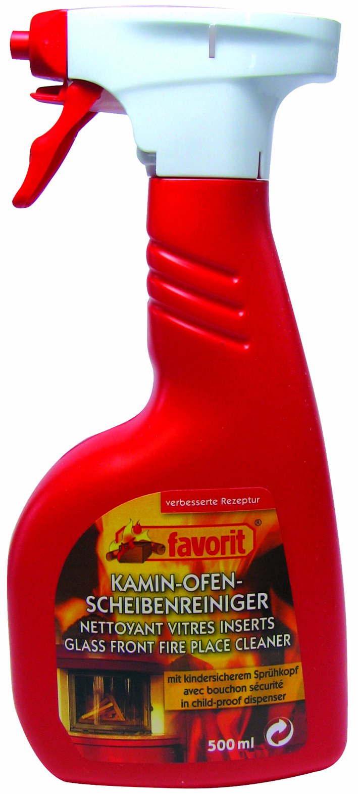 Favorit 2031 Scheibenreiniger für Kamin- und Ofenscheiben 500 ml Baumarkt