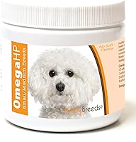 Vista 32 de Healthy Breeds Schnauzer en miniatura Omega HP Ácido graso para piel y pelaje Masticables suaves 60