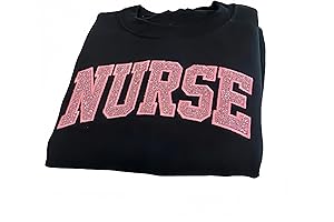 Embroidered Glitter Nurse Apparel: Sparkle and Shine On the Frontlines