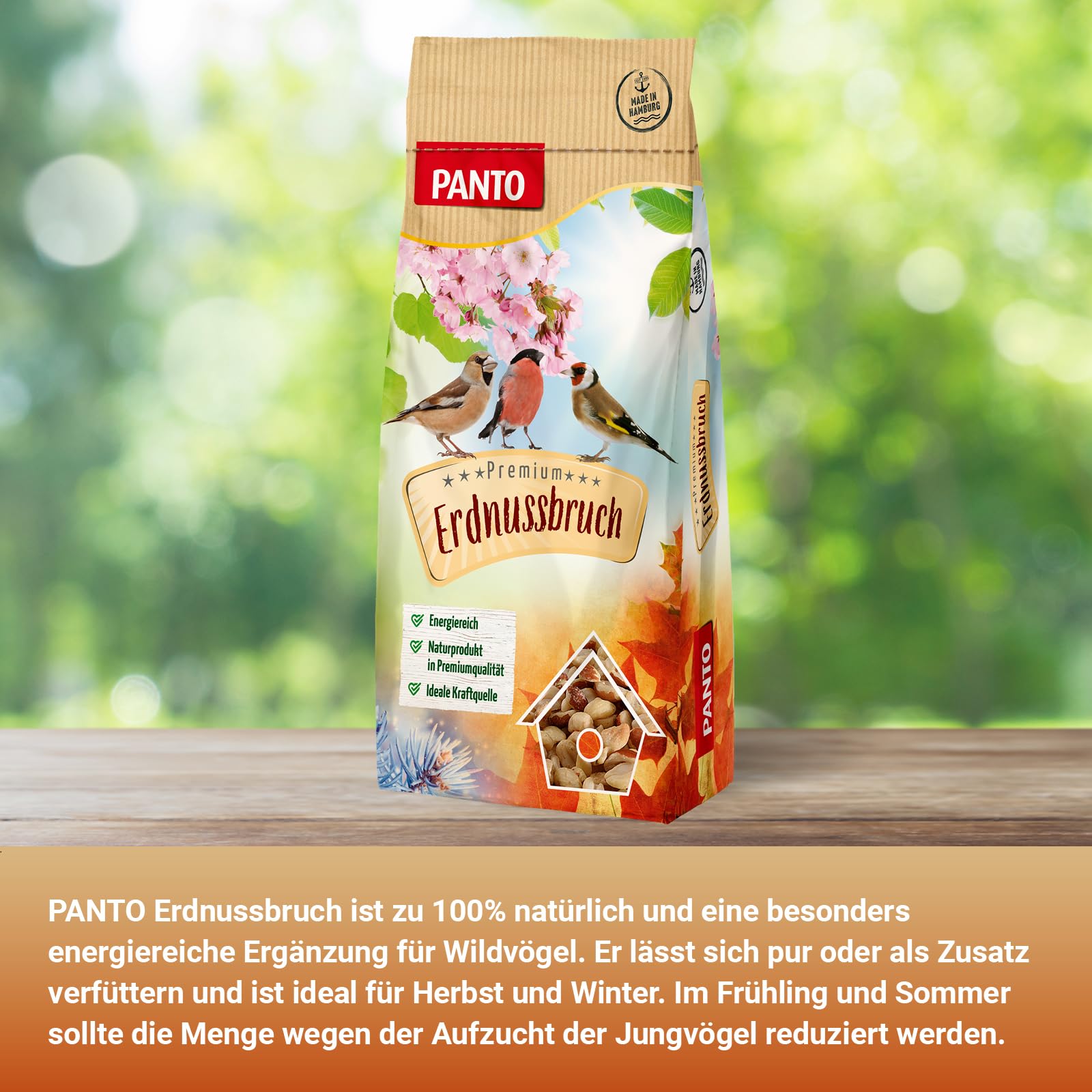 PANTO Erdnussbruch Vogelfutter