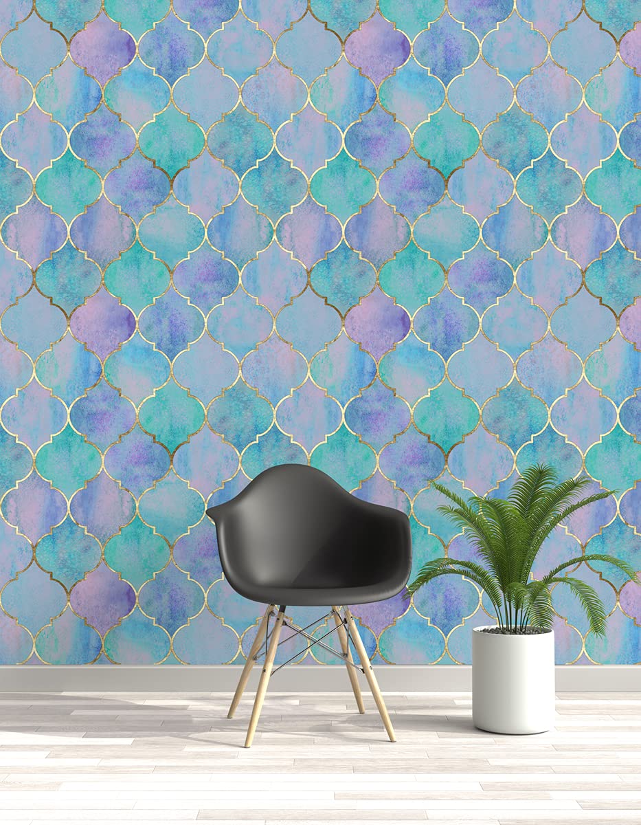 Unique Graphics Watercolor Moroccan Pattern Self Adhesive Wallpaper Waterproof, Scratch Resistant, Laminated 41cm x 244cm (Moroccan) (B099PNWSMV) Amazon Price History, Amazon Price Tracker