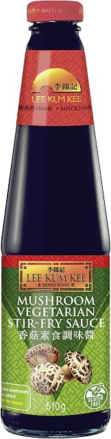Lee Kum Kee Mushrooms Vegetarian Oyster Flavour Stir-Fry Sauce, 510 g, 49891