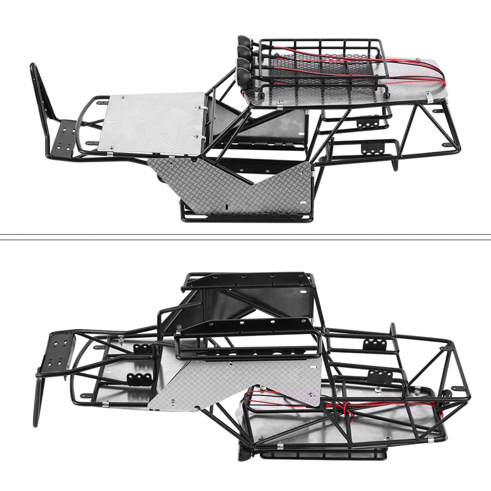 Photo 1 of Aoutecen RC Crawler Frame Metal Black for Axial Wraith AX90018 1/10 Scale