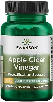 Apple Cider Vinegar Double Strength 200 mg 120 Tablets