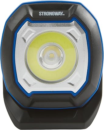 Strongway Rechargeable Worklight, 800 Lumens, 10 Watts | Bright task illumination, Workshop and jobsite use, Easy positioning, Durable construction, Convenient operation
