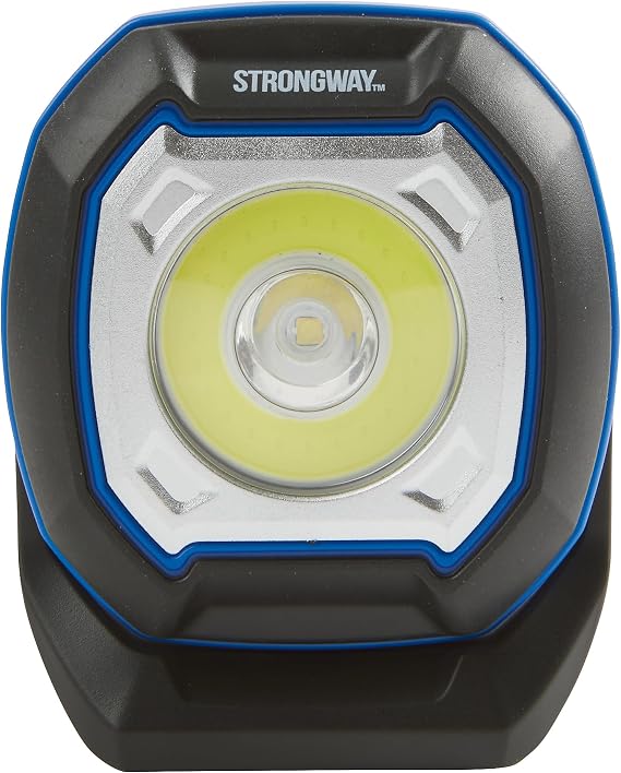 Strongway Rechargeable Worklight, 800 Lumens, 10 Watts | Bright task illumination, Workshop and jobsite use, Easy positioning, Durable construction, Convenient operation