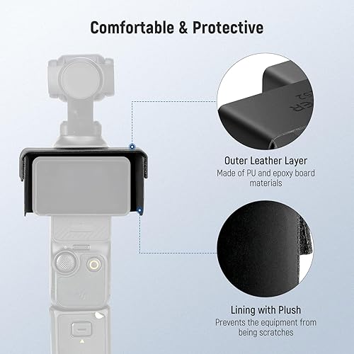 Miniatura 9 de NEEWER Funda protectora de bolsillo 3 con mosquetón y 2 fundas de sombrilla compatibles con DJI Osmo Pocket 3 Gimbal Camera, resistente a prueba de