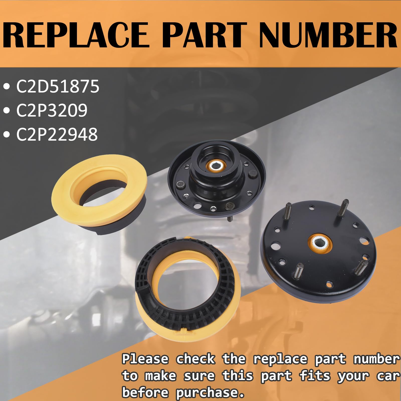Amazon.com: Bicos C2D51875 Left Right Front Strut Shock