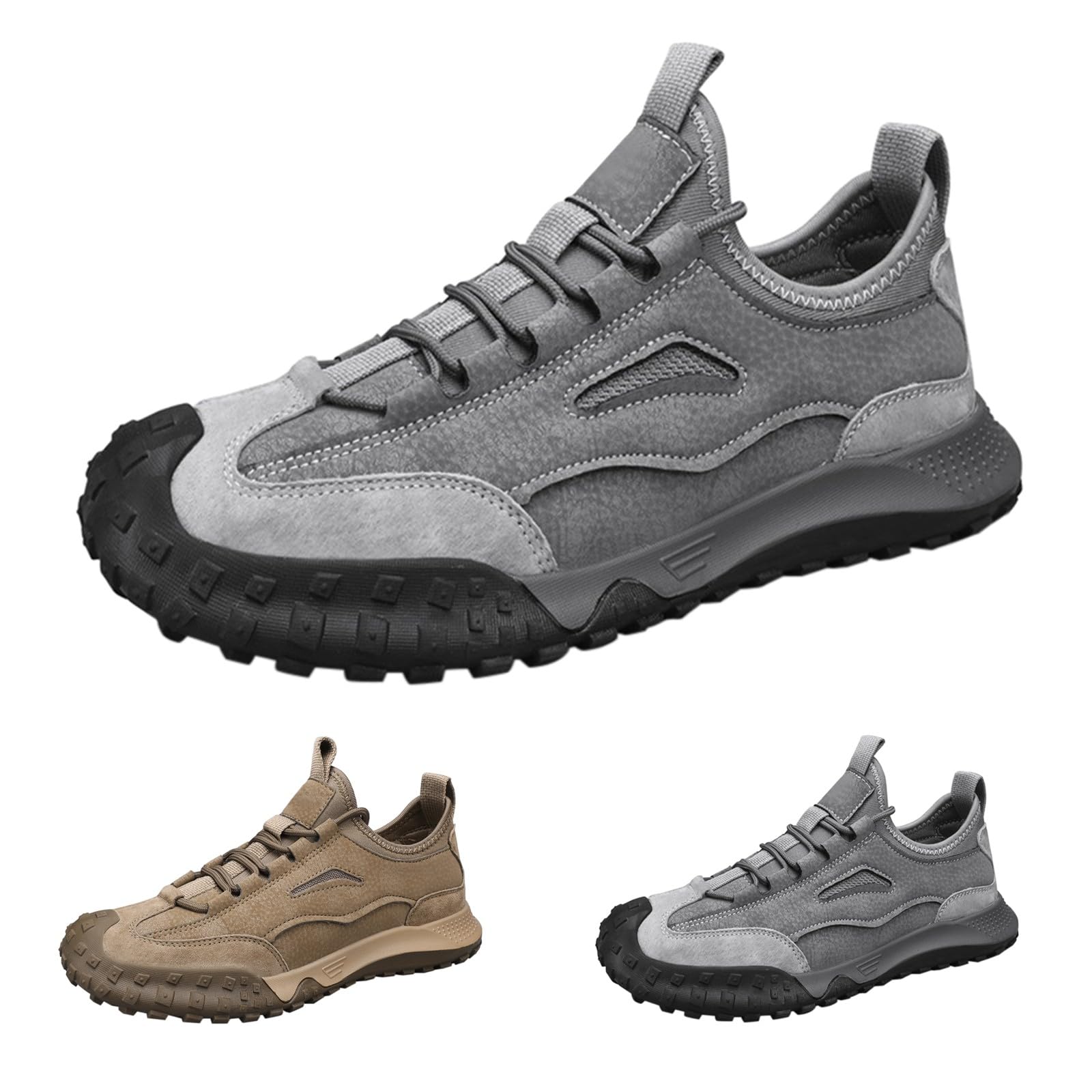 Sportschuhe Herren Retro - Sneaker Orthopädische Turnschuhe Mit | Schnürsenkel Walkingschuhe Hoch Laufschuhe Rutschfest Sommerschuhe Atmungsaktive Leichtgewichts Freizeitschuhe Für Wandern