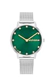 Women's Classic 2H Quartz Ultra Slim Case Watch - Stainless Steel Mesh Bracelet - 3ATM/30 Meters Water Resistance - Premium Fashion, Simple and Chic - Gift for Her - 35mm