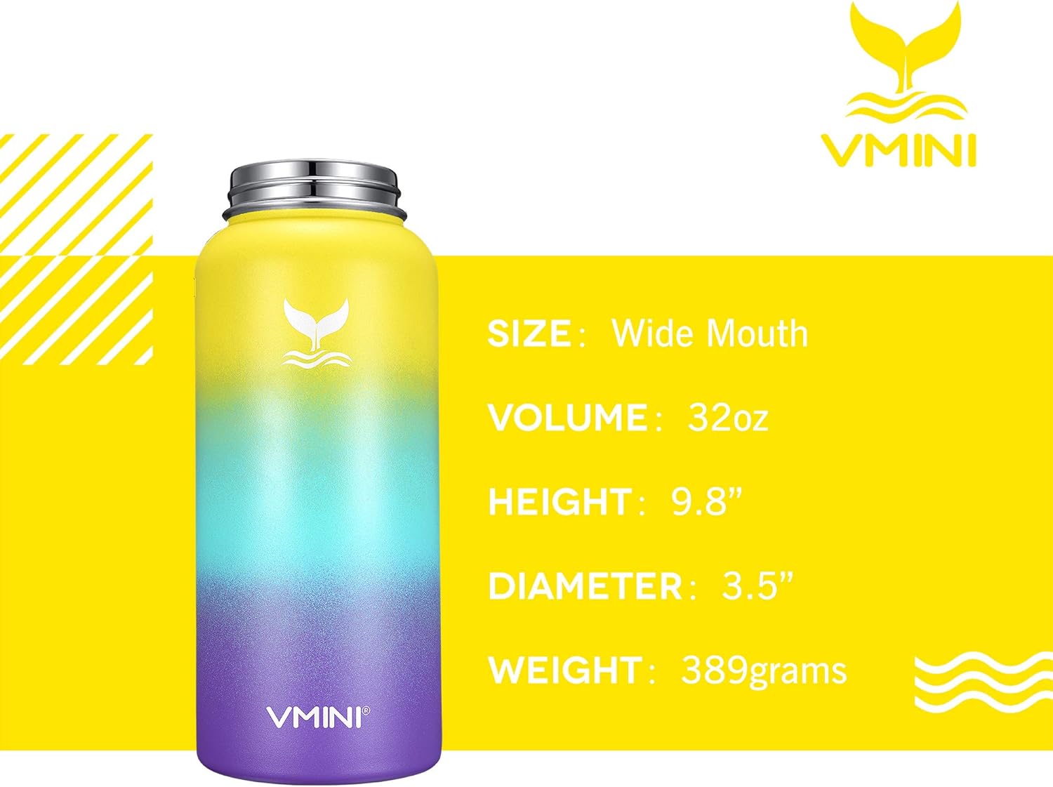 Vmini Bottle Insulated Stainless Gradient Image