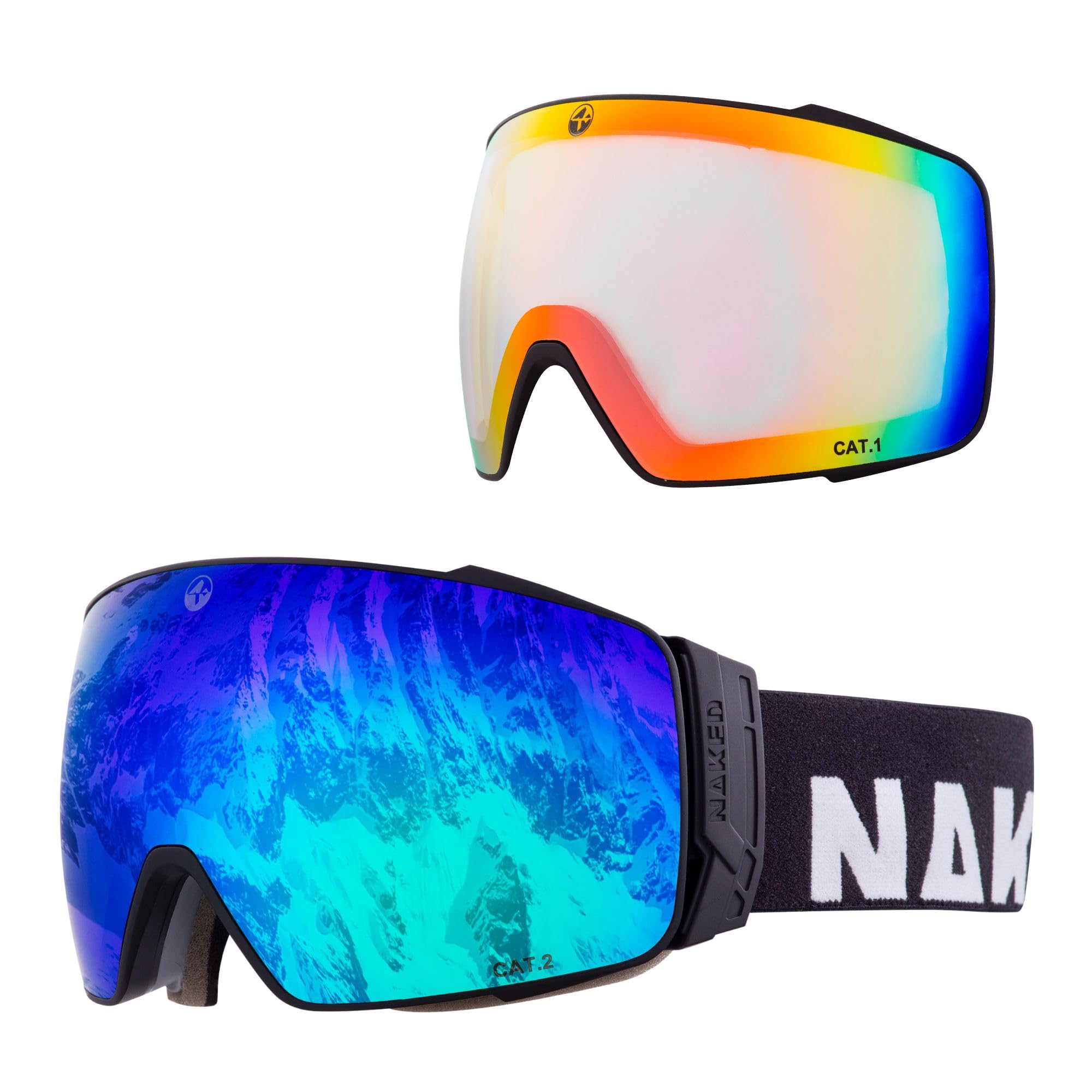NAKED Optics The STORM Maschera da sci per uomini