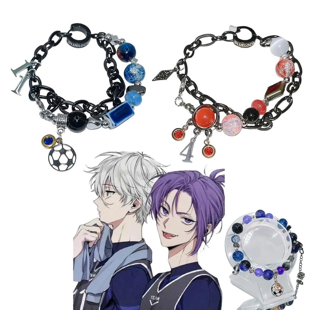 ブルーロック ブレスレット御影 玲王 Amazon.co.jp: [夕方] ブルーロック グッズ ブレスレット 潔世一