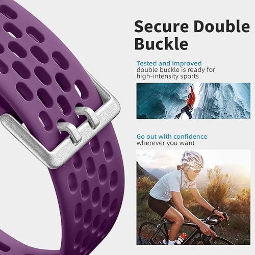 Miniatura 3 de Getino Bandas deportivas compatibles con Fitbit Charge 5Charge 6 mujeres hombres, correa transpirable suave impermeable accesorios de repuesto