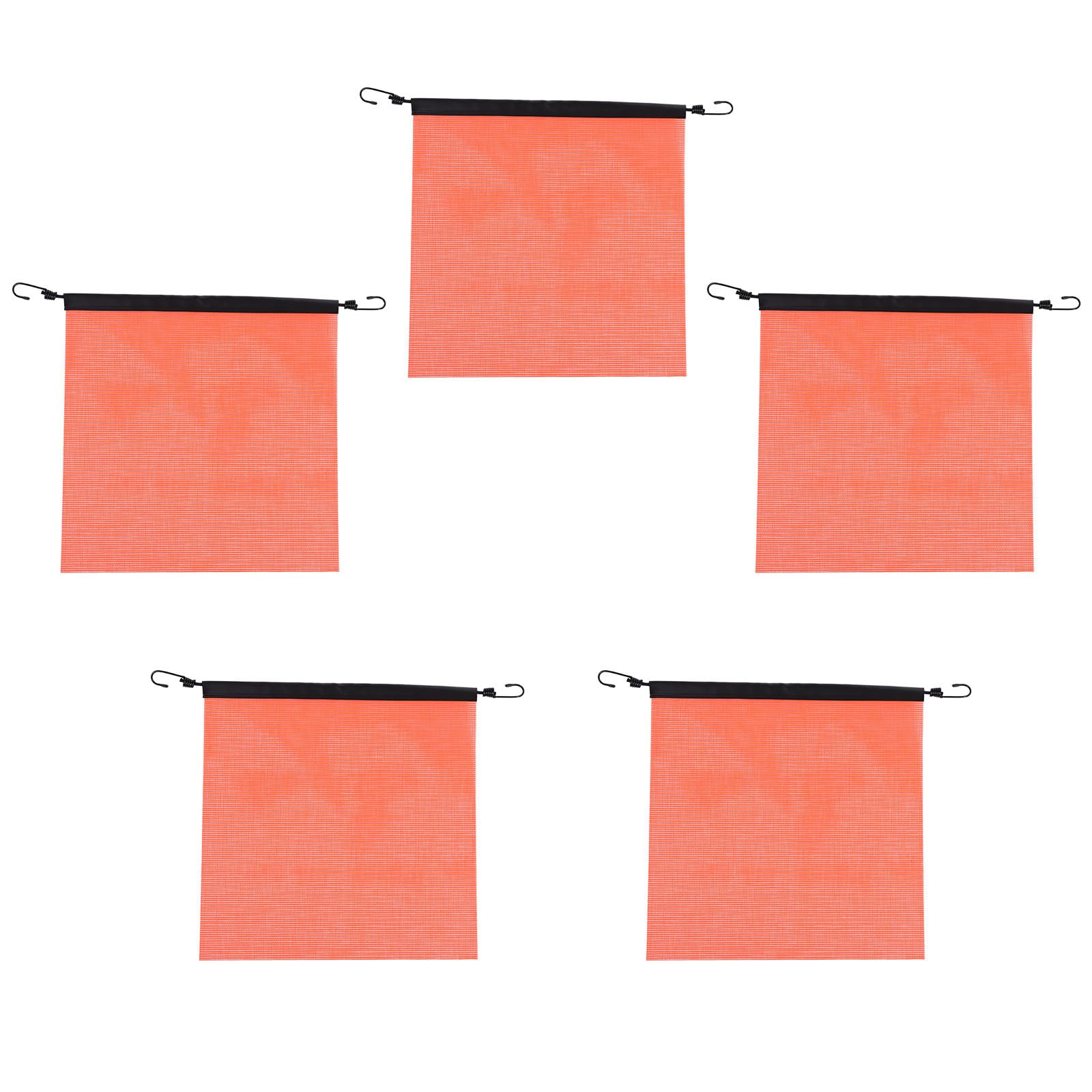 Bandera de seguridad naranja resistente a la abrasión para maquinaria vial 8
