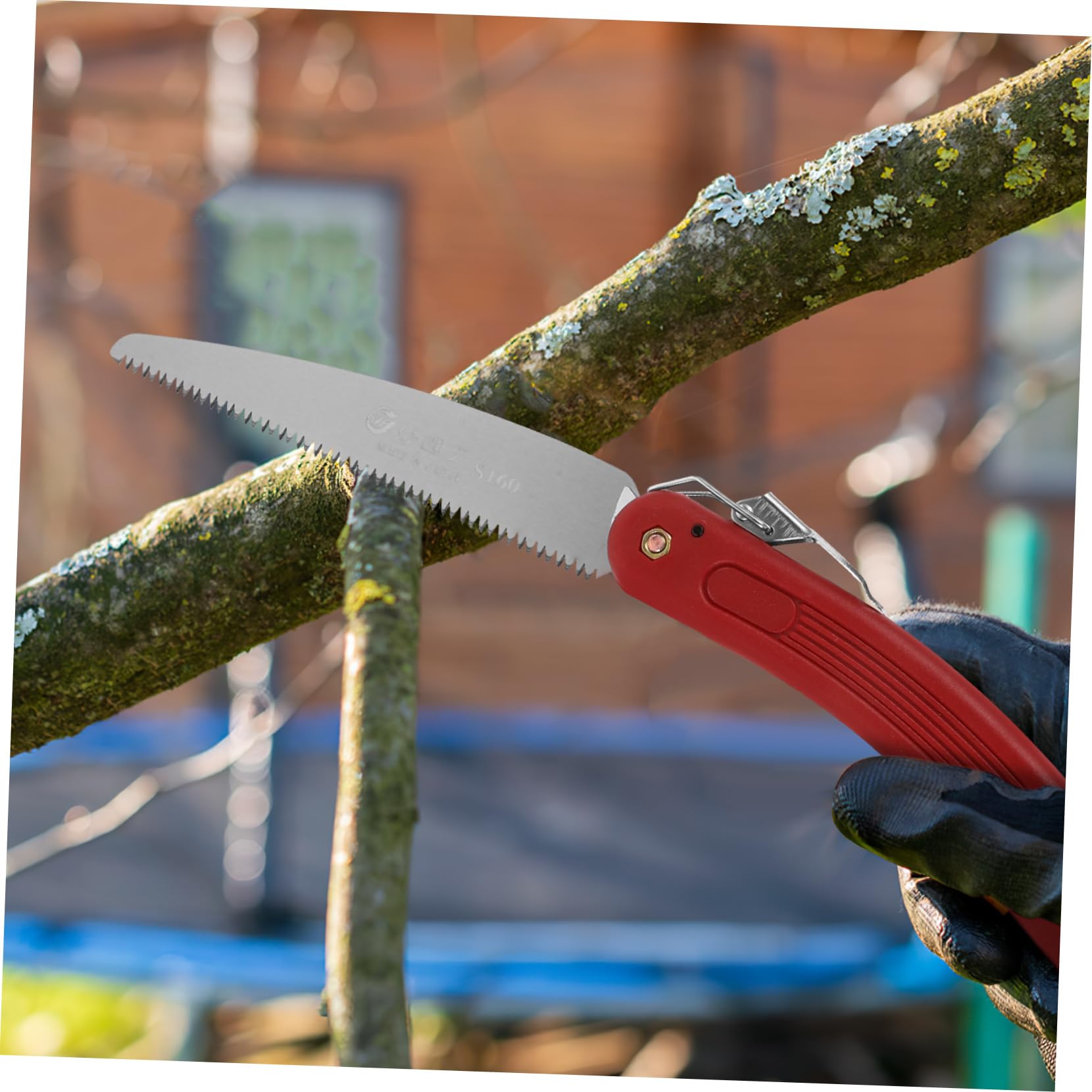 HONMEET Folding Pruning Saw Portable Hand Saw for Garden Camping Hiking Tree Cutting Tool for Trimming Branches and