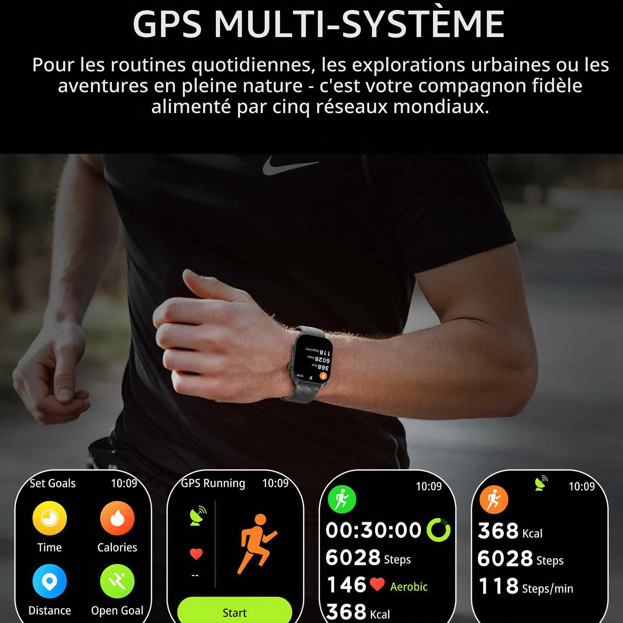 2,01" AMOLED Montre Connectée Femme avec Appel Bluetooth 5,2/Numérotation, Smartwatch Compatible Samsung Huawei Android iOS Podometre GPS Partagé Montre 123 Sports Cardiofrequencemetre (Argenté)