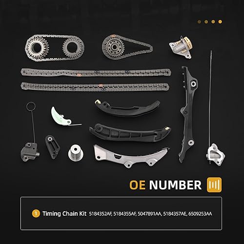 Miniatura 4 de Kit de árboles de levas de motor con elevadores de brazo basculante, para Jeep Wrangler Grand Cherokee Grand Caravan, para Dodge Durango Charger