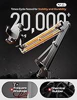 Vista 10 de LISEN Soporte de cuello de cisne para escritorio de cama [3ª actualización], soporte de teléfono celular para escritorio, accesorios de cama