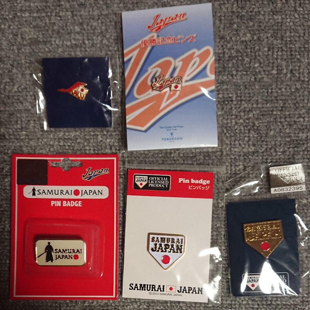 日本代表　ピンバッチ Amazon.co.jp: 野球 日本代表 ピンバッジ 5種類 侍ジャパン : スポーツ