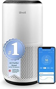 LEVOIT Air Purifiers for Large Home Bedroom 166m², CADR 400m³/h, Alexa Enabled, Filter with PM2.5 Intelligent Air Quality …