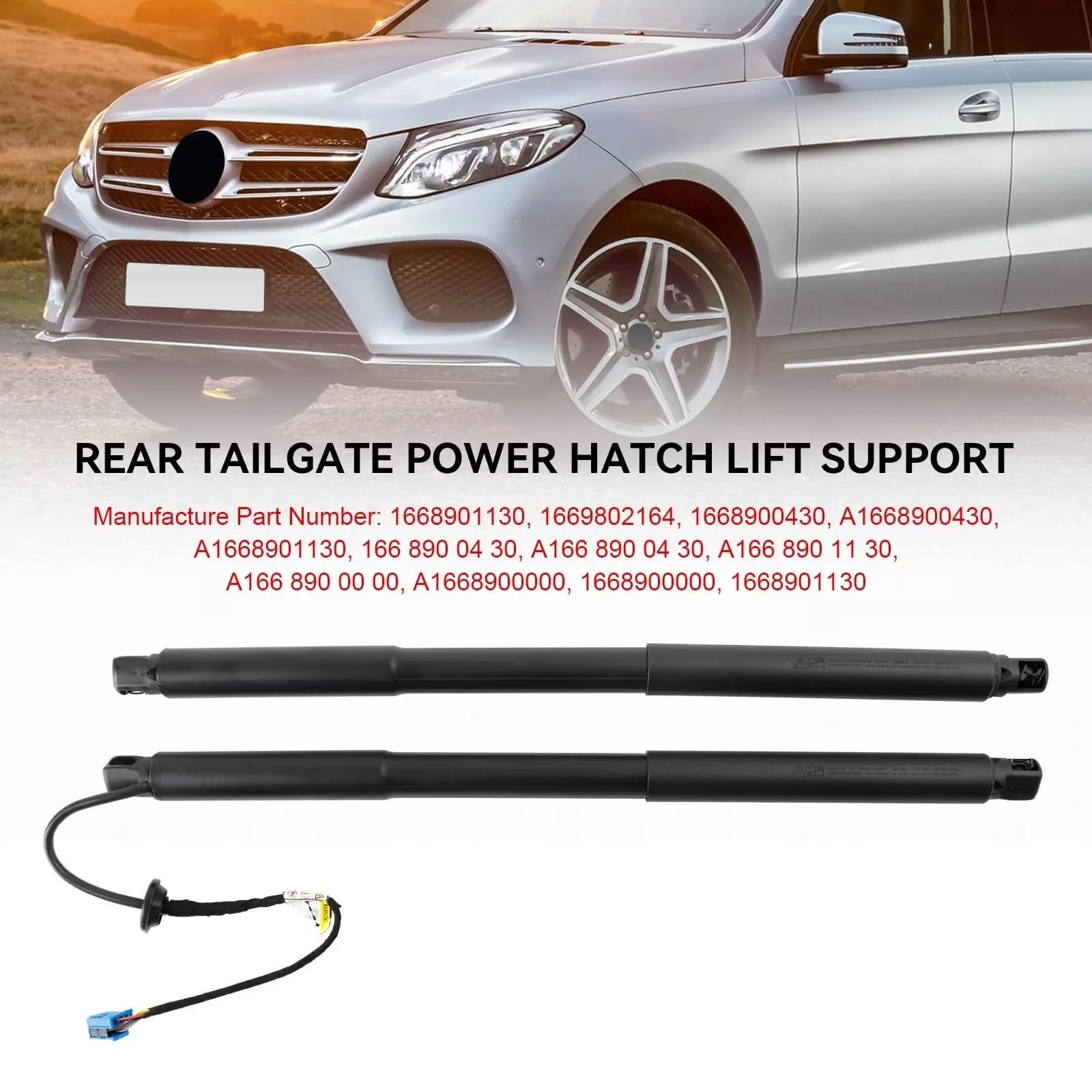 Soporte Choque Puerta Trasera Coche Accesorios Repuesto Eléctricos A1669802164 Compatible Con Benz Para W166 2013 2014 2015 amortiguador portón eléctrico