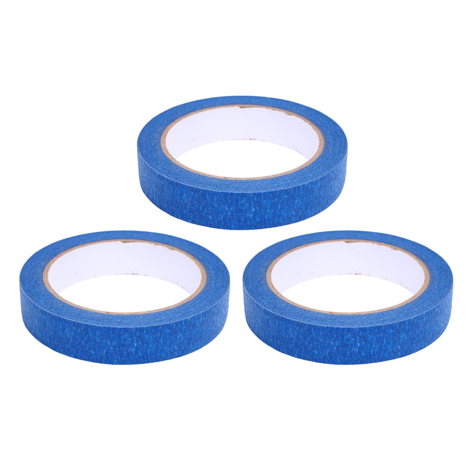 12 Rouleaux de Ruban Adhésif Bleu pour Peintres, Ruban de Peinture 20 mm X 30 M, Ruban de Masquage pour Voitures, Camions, Motos, École, Artisanat, Arts