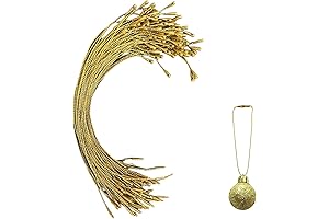 200 Christmas Ornament Gold Hangers: Effortless Holiday Cheer