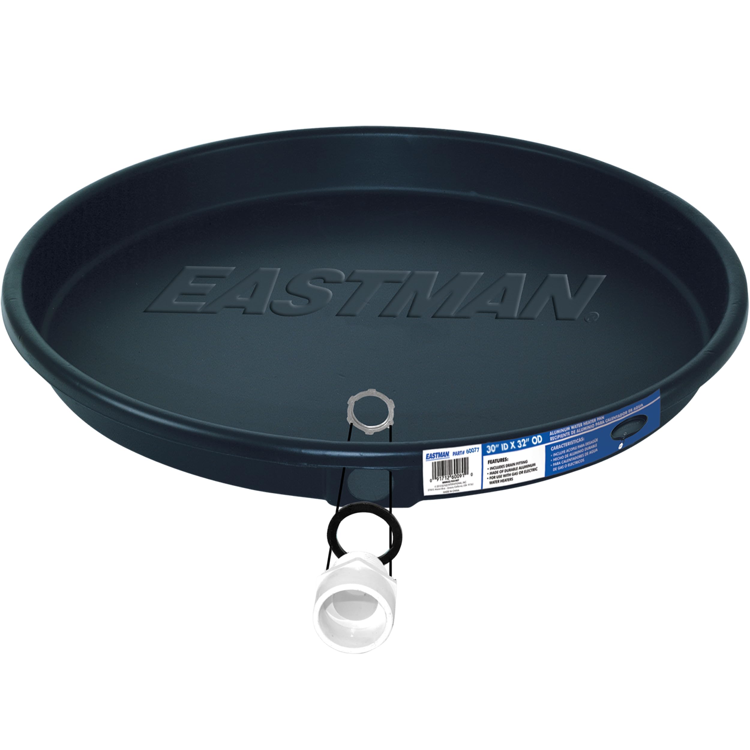 Amazon.com: Eastman 熱水器排水盤附PVC 配件30 英吋ID x 32 英吋OD