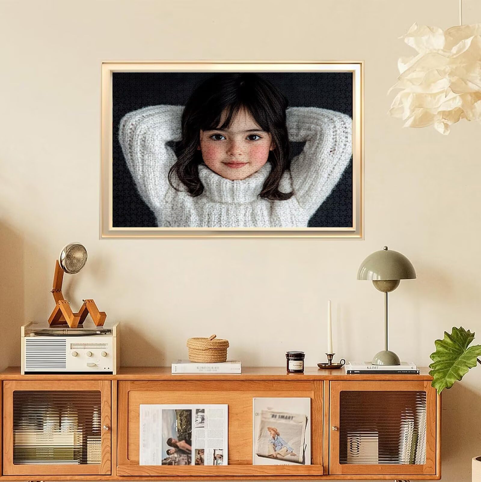 Puzzle Personalizado con Foto, Personalizada Rompecabezas Personalizado Diseña tu Logo Foto o Texto, Personalizado Navidad Halloween San Valentín Parejas Niños Familia Amigos h-3261