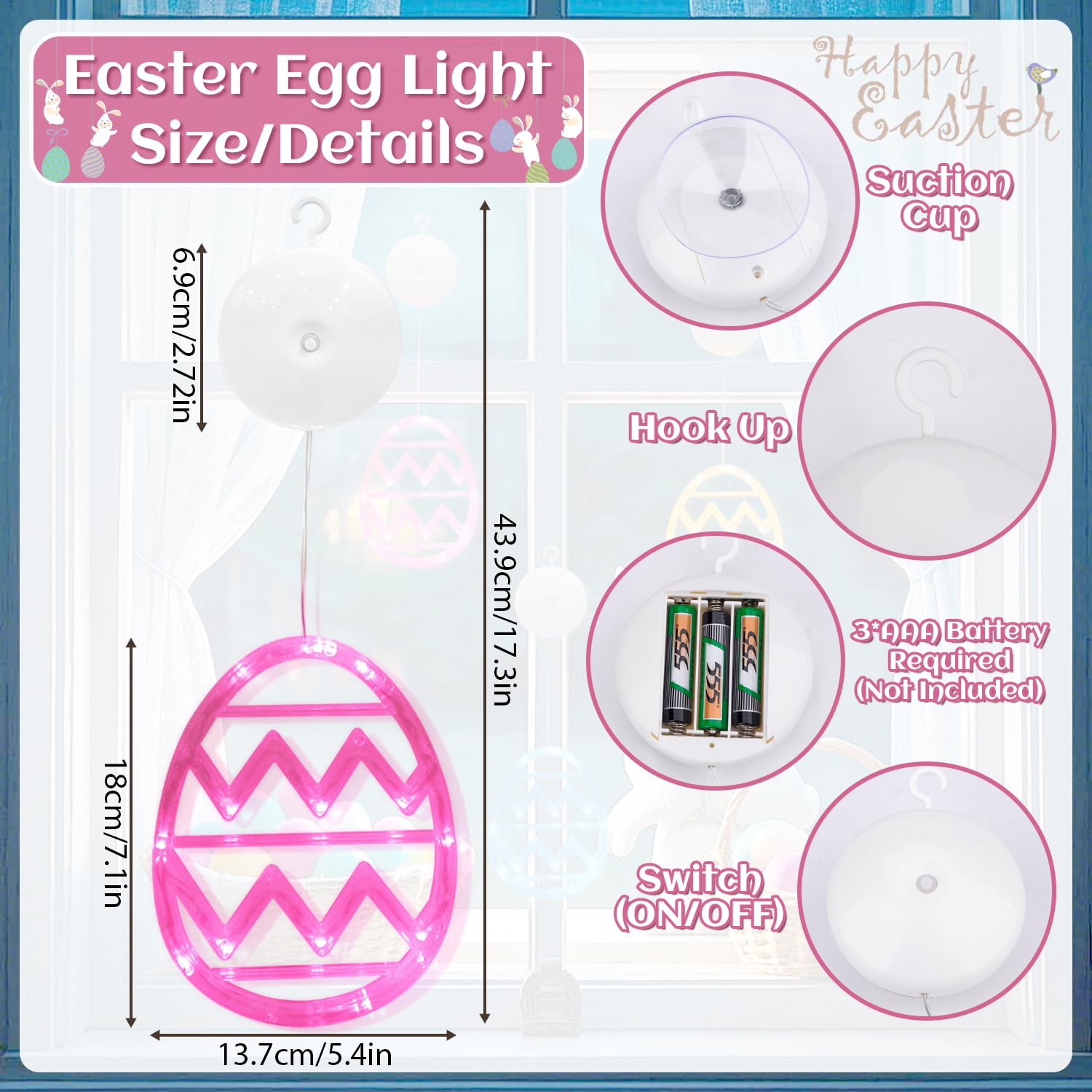 Verlichte paasdeco: doe-het-zelf decoratie paashaas & paaseieren