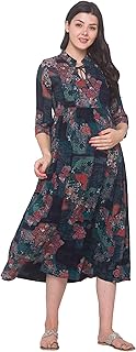 av2 Women's Rayon Relaxed Fit A Line Maternity Wear-picture-27