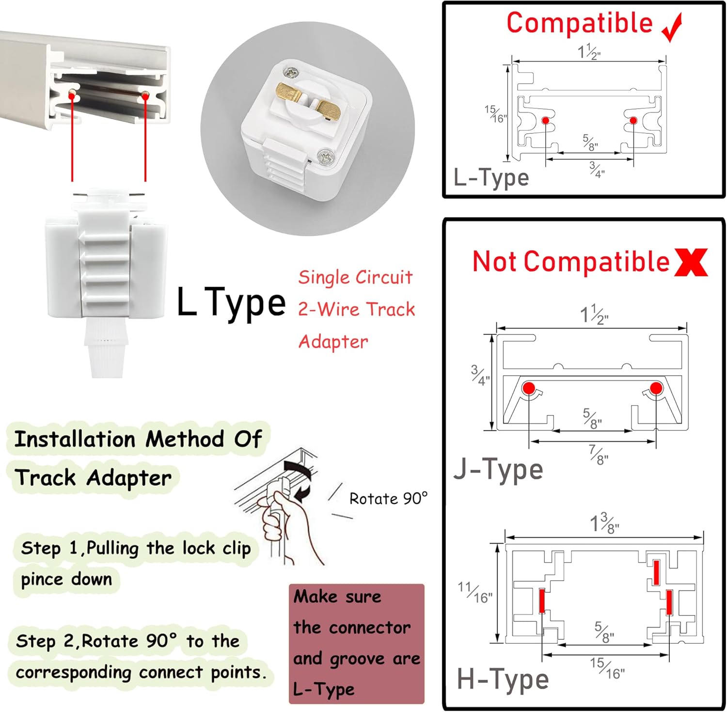 Set of Three Silver E26 Base Adjusted Angle Rotated Degree L-Type Track Lamp Vintage Design for Kitchen Bar Sink Loft(No Bulb & Track)