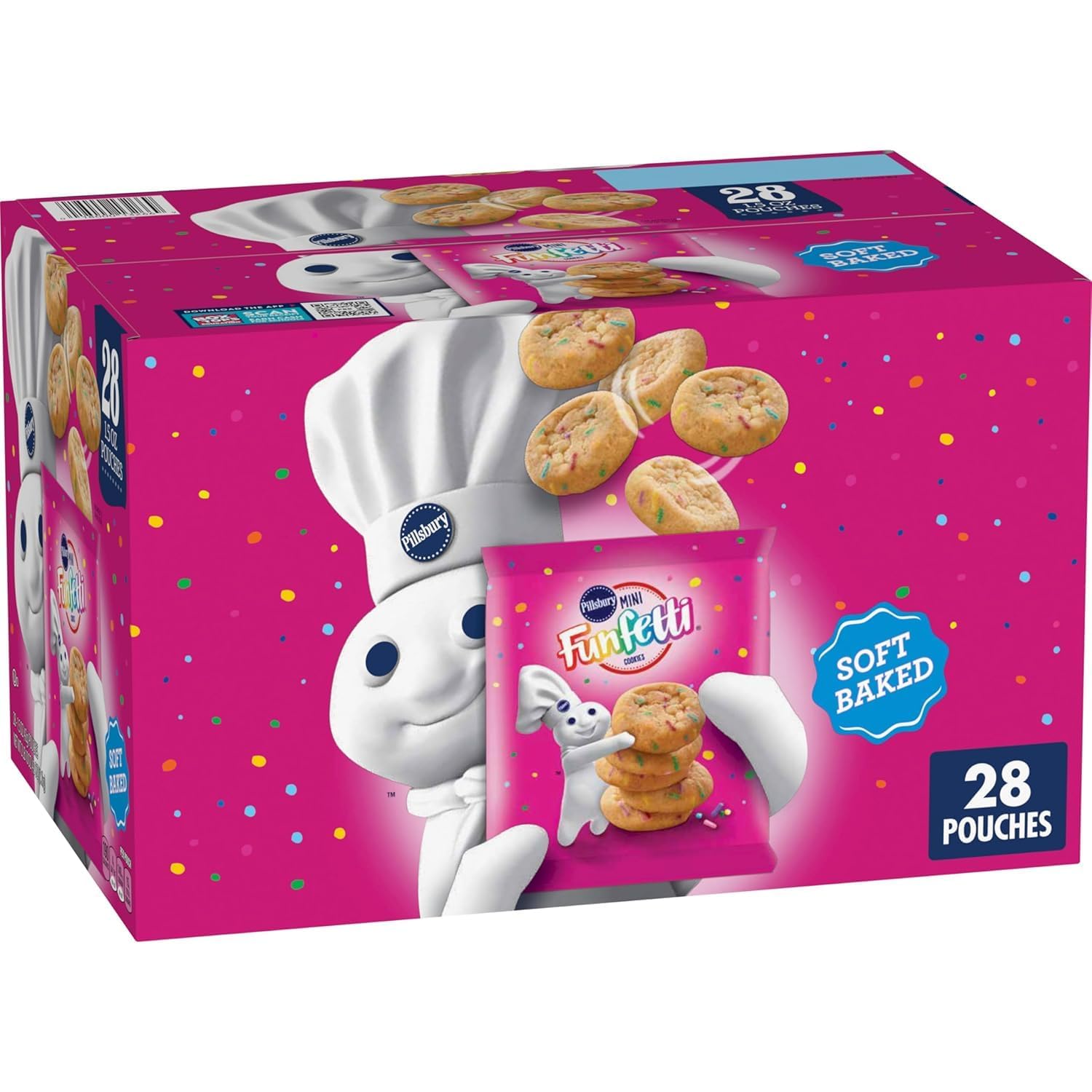 chocolate chip cookies pillsbary 28ct 1.1kg Color may vary
