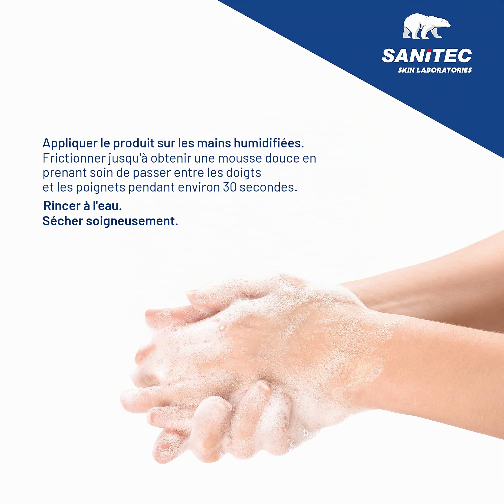Sanitec Luxor Crème de savon pour les mains, le visage et le corps 5 kg, Blanc, 1