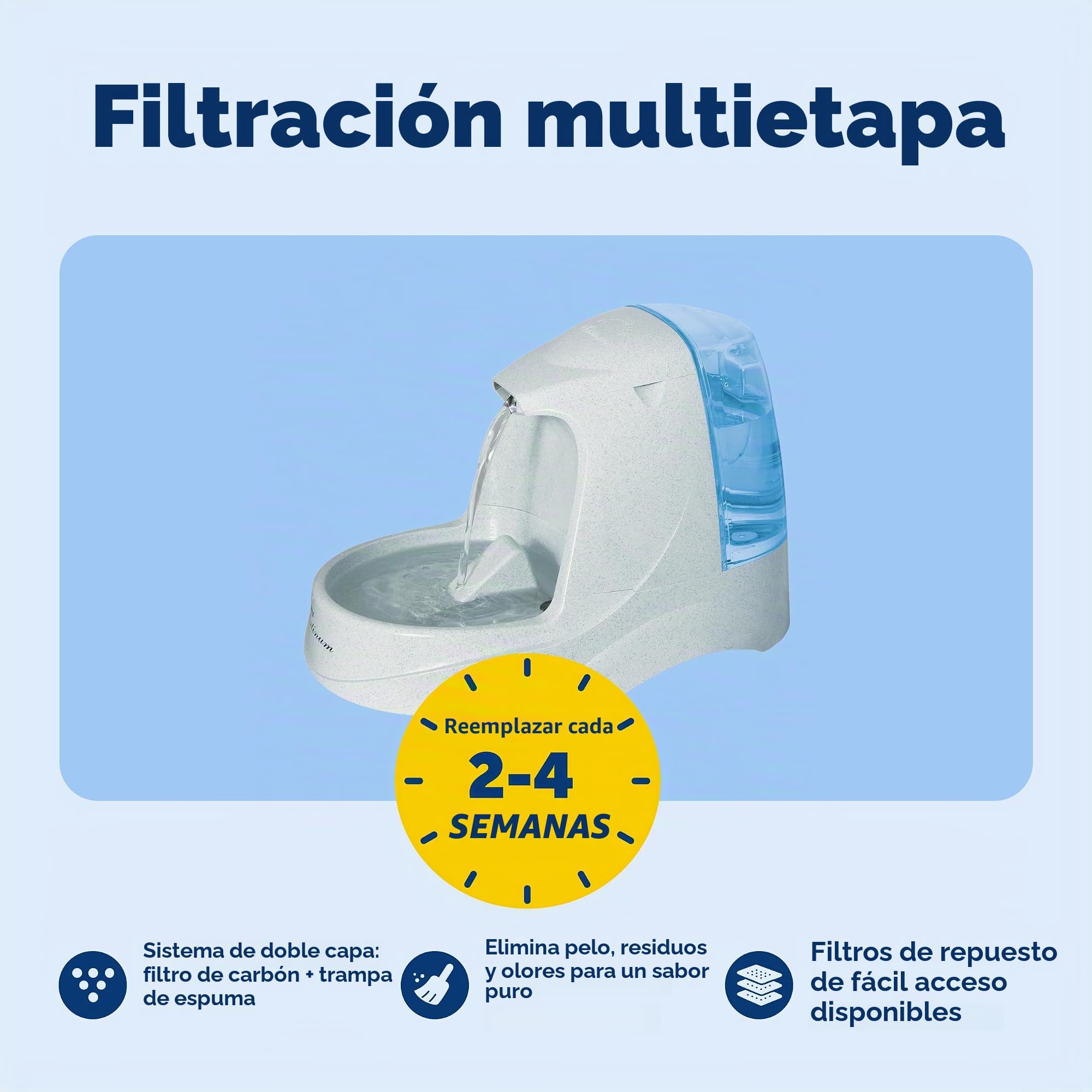 PetSafe Drinkwell Platinum PET fountain (colores surtidos)