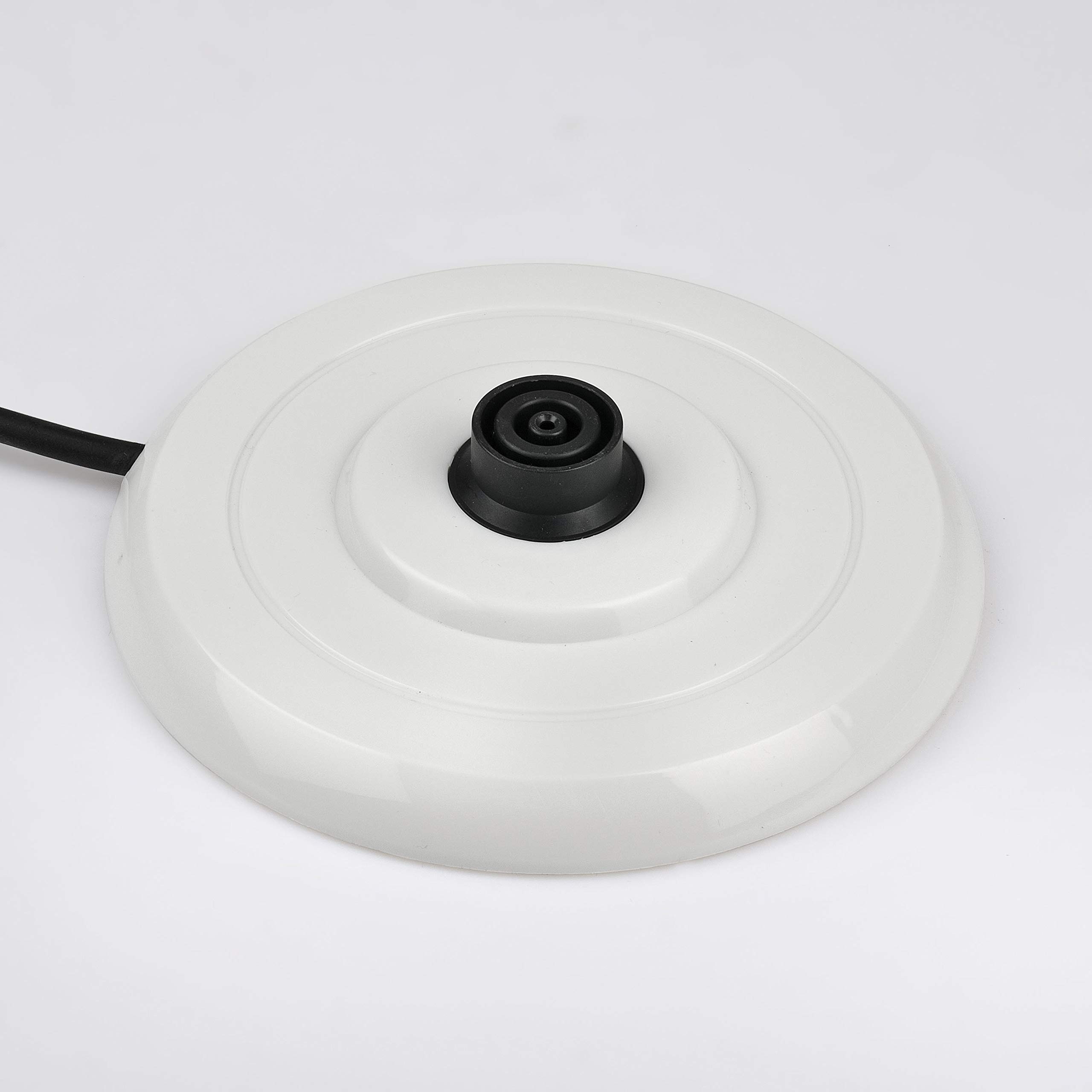Girmi TS36 Crepiera, 800 W, Rivestimento Antiaderente, Piastra 20 cm, Maniglia antiscottatura, Base a rotazione 360 gradi, Bianco