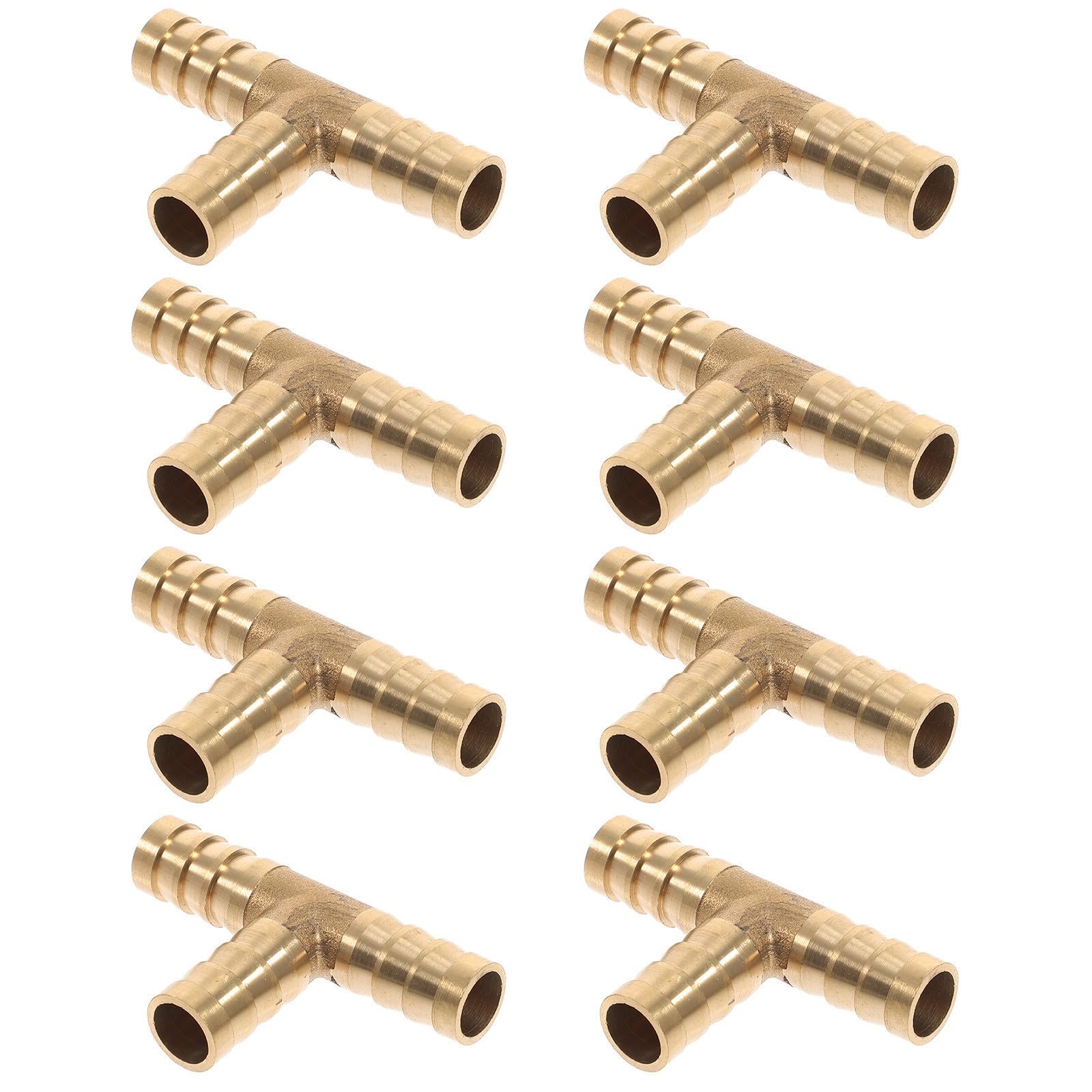 Raccords de tuyau en cuivre de 1,27 cm antirouille en lot de 8 pièces