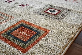 【200x250cm】北欧 ラグ ギャベ 洗える ラディ3畳 ミックス Amazon | ラグ 北欧 ギャッベ柄 200x250cm 約 3畳 長方形