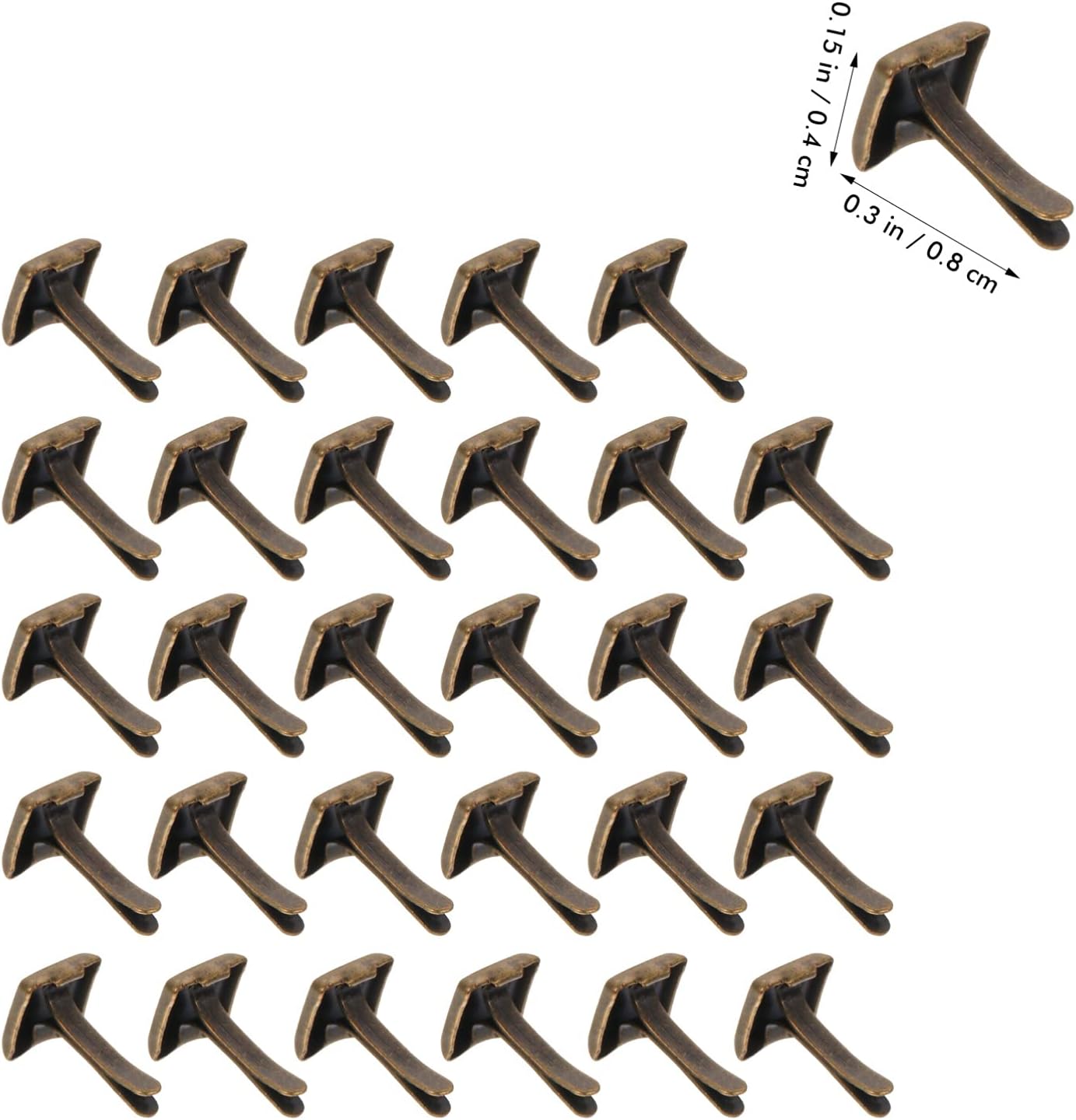 EXCEART 300pcs Mini Brads Small Metal Paper Fasteners Pastel Brads for Art Crafting Project Decorative Scrapbooking DIY Craft Supplies