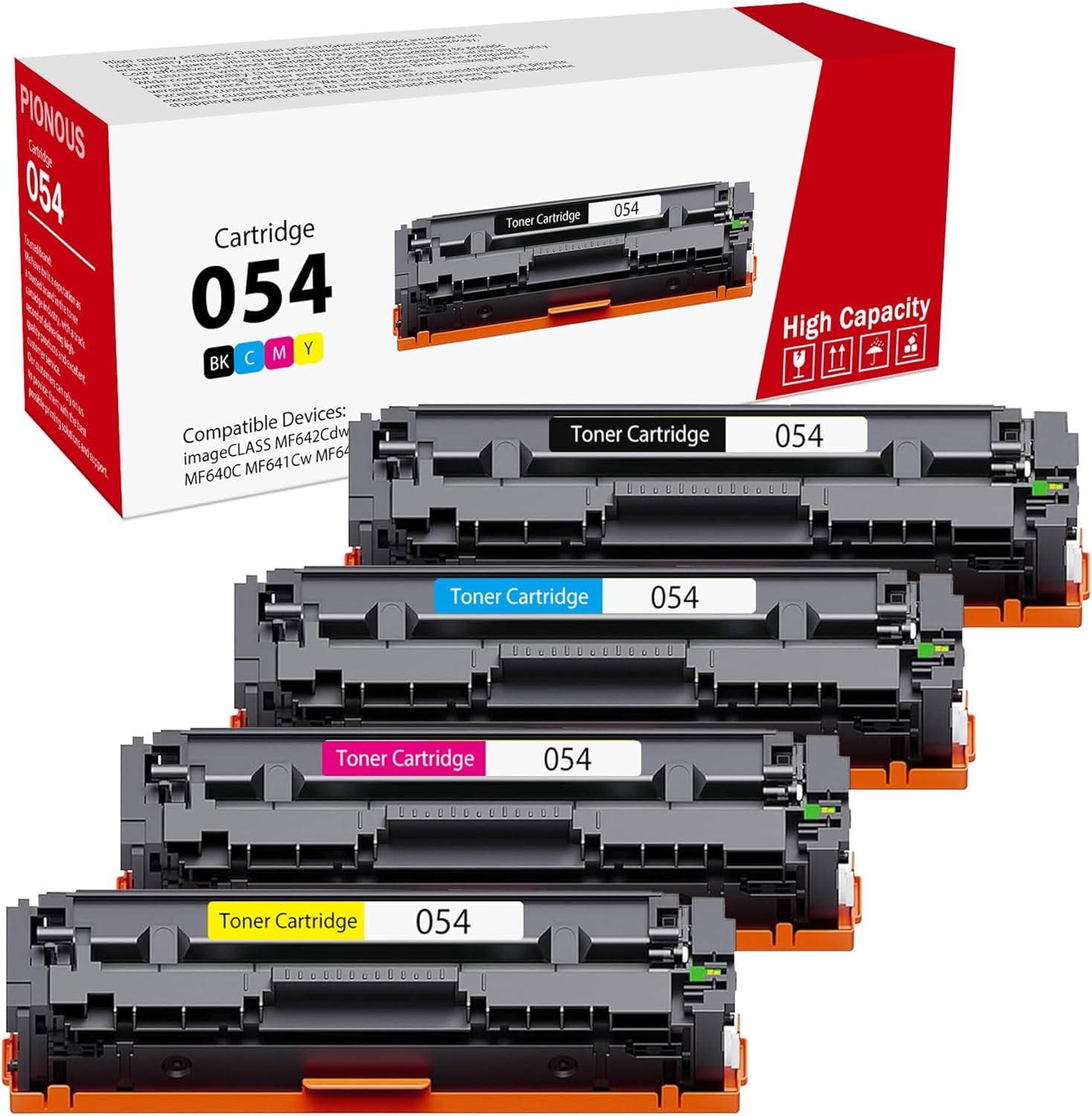 Amazon.co.jp: 大容量054トナーカートリッジ (4個パック