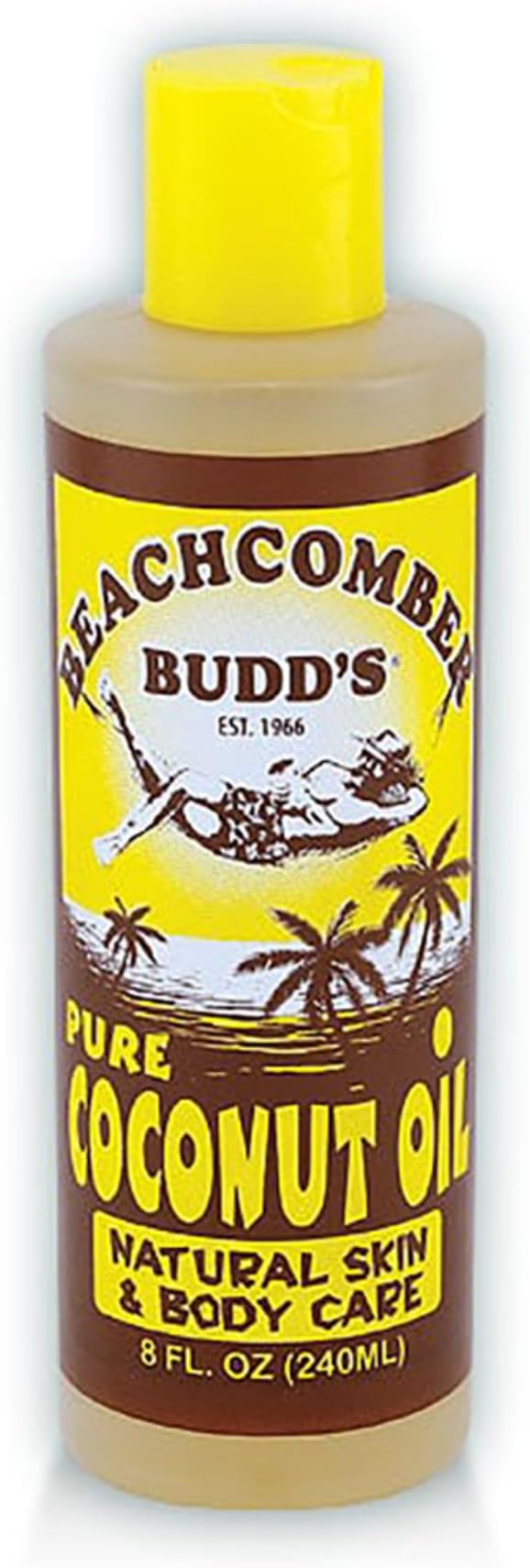 Hawaiian Beachcomber Budd’s Coconut Oil Suncare Skin Body Care 2-8 ounce Bottles Scented