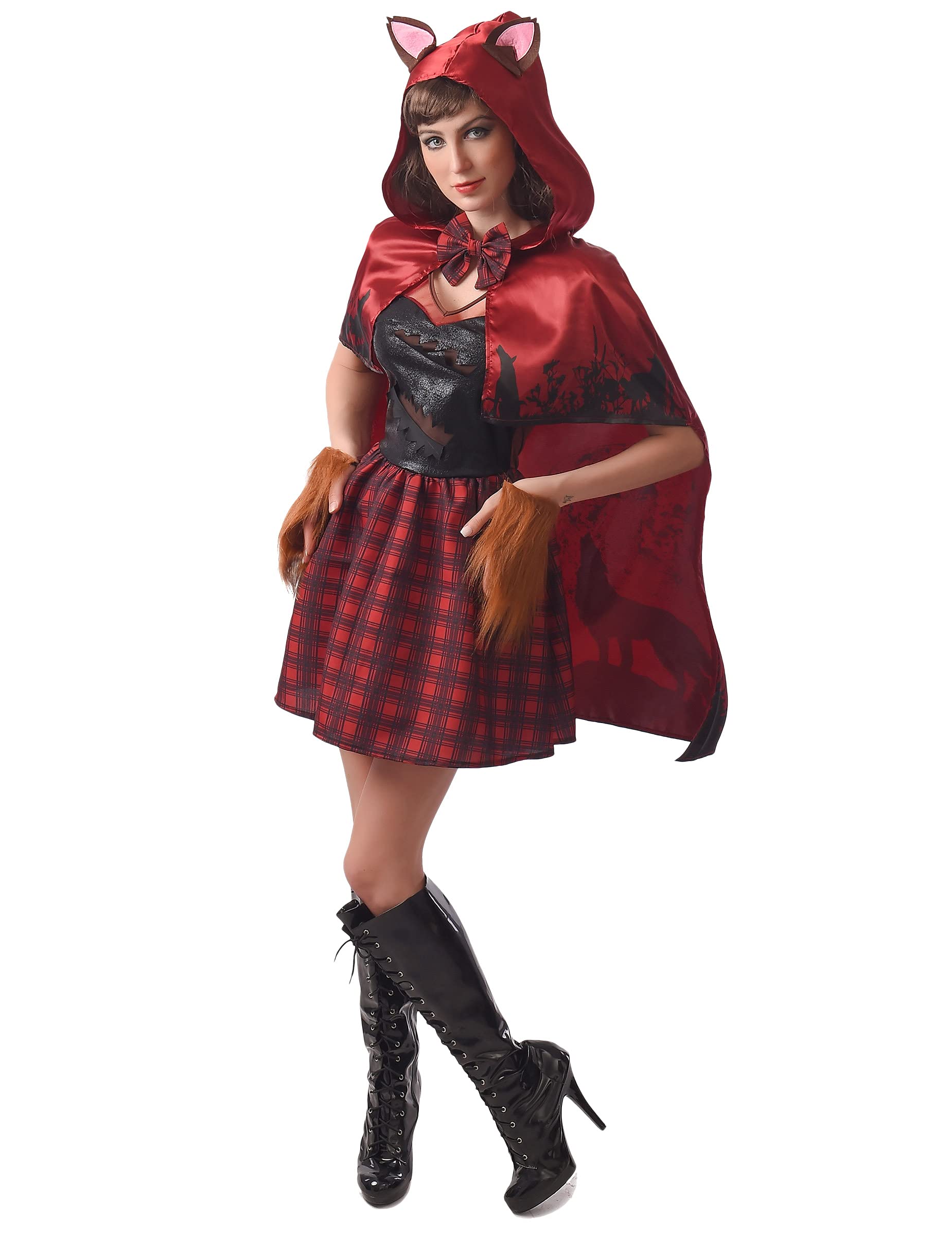 Deguise Toi Costume Moschettiere Rosso Per Bambino - Taglia S (4-6 Anni, 110-120 Cm)